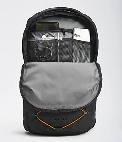 The North Face Jester Everyday Laptop Backpack - PFAS Free - color: Asphalt Grey/Knockout Orange