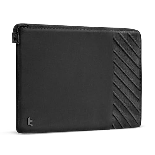tomtoc Slim Laptop Sleeve for 13-inch New MacBook Air M5/A3449 2026 M4/A3240 M3/A3113 M2/A2681 M1/A2337, Water-Resistant Laptop Case Fits 13-inch MacBook Neo A18 & MacBook Pro M2/M1, Minimalist Design - color: Black - Pro, size: 13-inch for New MacBook Ai