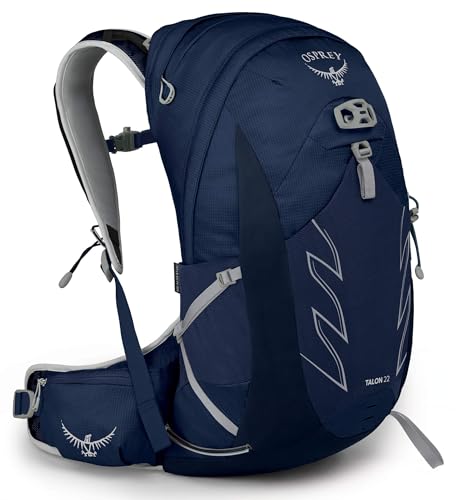 Osprey Talon 22L Men's Hiking Backpack with Hipbelt, Ceramic Blue, S/M - color: Ceramic Blue, size: Small-Medium