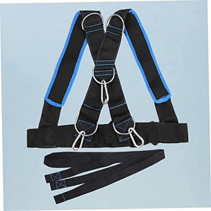BESPORTBLE Resistance Bands Set Pull up Bands Sled Workout Harness Fitness Strap Shoulder Strap Material Sturdy No- Strength Building
