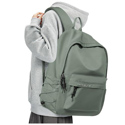 BJLFS Green School Backpack for Teens Middle High School Bags for Girls Large Bookbag Compartment Mochilas para Niñas Adolescentes Back to School Travel Gifts - color: Green