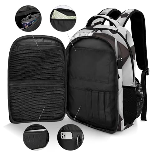 Custom Text Sport Ball Athlete Player Soccer Black Backpacks for Girls Boys School, Capacity School Backpacks for Kids Water-resistant Bookbags - color: Black