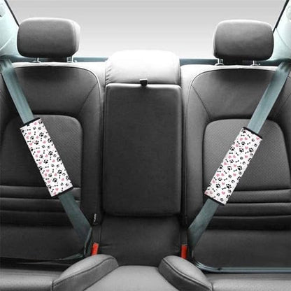Dreaweet Dog Paw Print Seat Belt Cover Pad for Kids Cute Seatbelt Covers Soft Seat Belt Shoulder Pad for Car Bag Backpack - color: Dog Paw Print