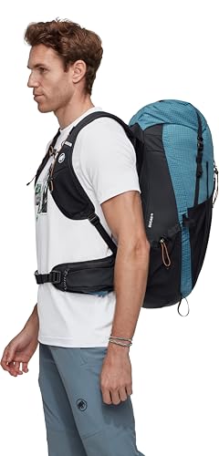 Mammut Ducan 26 – Unisex Outdoor Backpack for Hiking, Running, and Everyday Adventures, Sapphire Black, 26L - color: Sapphire-black