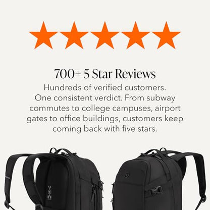 SwissGear Hybrid 30L Travel Backpack, Fits 15 inch Laptop, Men's and Women's, Black - color: Black, size: 30L
