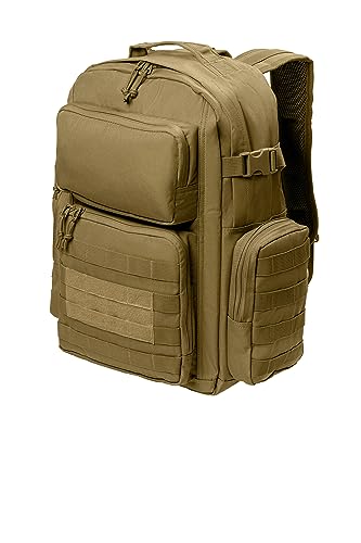 Tactical Gear bag Heavy Duty Duffel Gym bag/Tactical Backpack Custom Embroidered with your own text (Coyote Brown Backpack) - color: Coyote Brown Backpack
