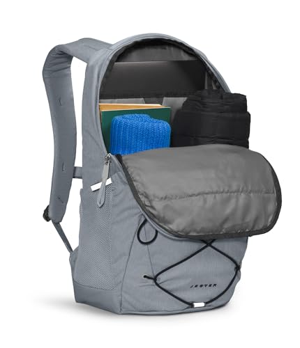 The North Face Jester Everyday Laptop Backpack - Commuter Daypack, Water Repellent, Laptop Sleeve, Mid Grey Dark Heather/TNF Black-NPF, One Size - color: Mid Grey Dark Heather/Tnf Black-npf