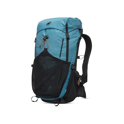 Mammut Ducan 26 – Unisex Outdoor Backpack for Hiking, Running, and Everyday Adventures, Sapphire Black, 26L - color: Sapphire-black