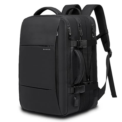 BANGE 45L Carry On Backpack, Weekender Travel Backpacks, 17.3 inch Laptop Back Pack Business Expandable Bag for Men and Women - size: 45l
