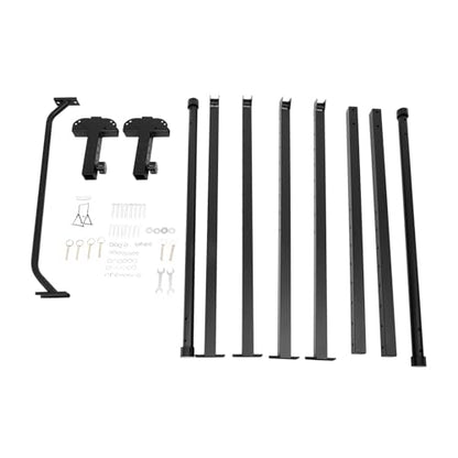 Power Tower Pull Up Bar Station Workout Dip Station, 440lbs Height Foldable Dip Station Pull Up Bar Free Standing Heavy Duty Strength Training Fitness Equipment for Home Gym Workout