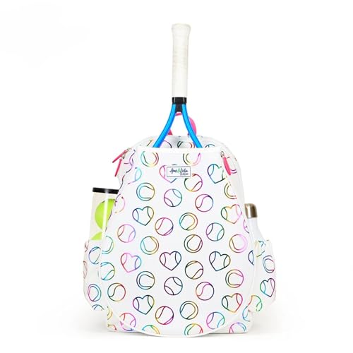 Ame & Lulu Little Love Tennis Backpack - color: Metallic Rainbow
