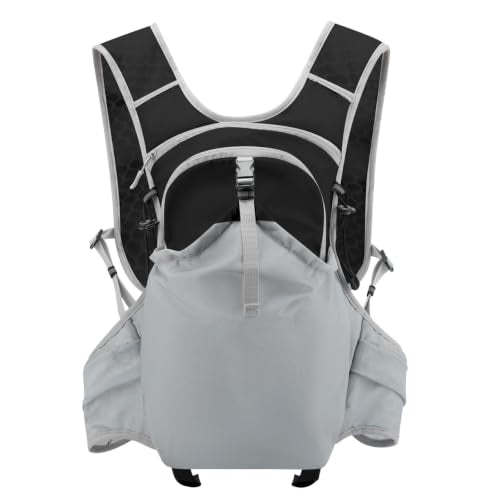 ShowyLive Lightweight Travel Backpack, Small Hiking Backpack Breathable for Cycling Trail Running Hiking - color: Black, size: 10L