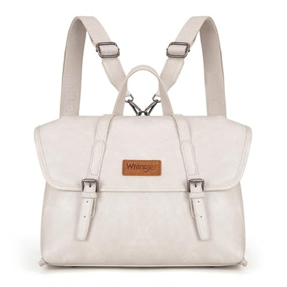 Wrangler Laptop Bag for Women Messenger Bag Briefcase Computer Backpack Convertible Satchel Bag - color: Beige, size: 13 inch