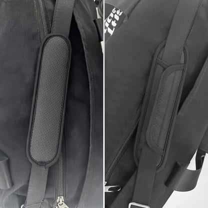 FIEIL 2 Pack Breathable Universal Shoulder Pad, Silica Gel Backpack Strap Pads, for Shoulder Bags, Guitar Strap, Detachable Shoulder Strap Pad Pads Help Relieve Shoulder Pain(Anti-Slip Texture) - size: 2 Pack 20*5CM Small Neoprene