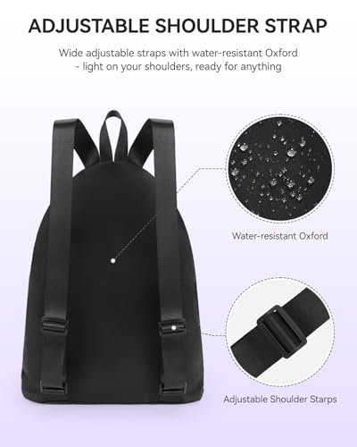 WANDF Swim Bag for Swimmers, Mesh Beach Backpack - color: Light Purple With 2 Front Pockets, size: Large