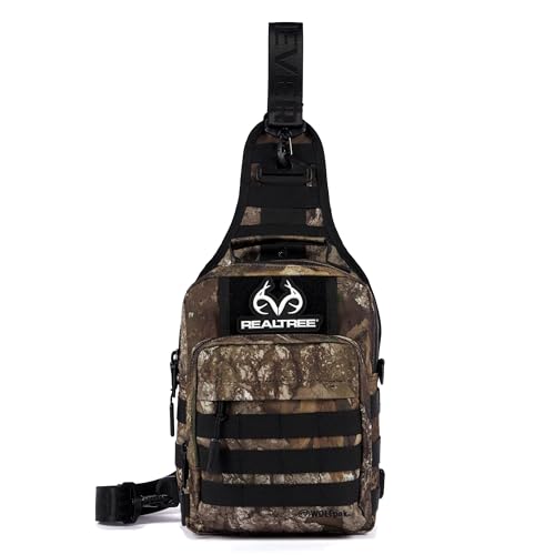WOLFpak Tactical Sling Bag for Concealed Carry, EDC | Everday Crossbody Daypack - color: Realtree Apx
