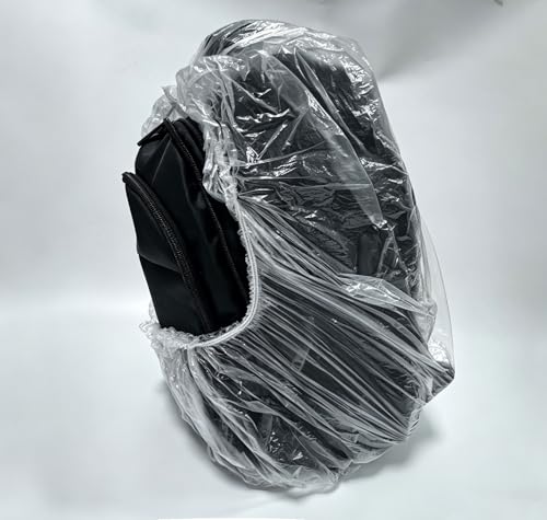 33PCS Disposable Bag Cover for Airplane Under Seat - Backpack Rain Cover, Fit for 25-60L, for Hiking, Air Travel, Commuting