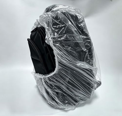 33PCS Disposable Bag Cover for Airplane Under Seat - Backpack Rain Cover, Fit for 25-60L, for Hiking, Air Travel, Commuting