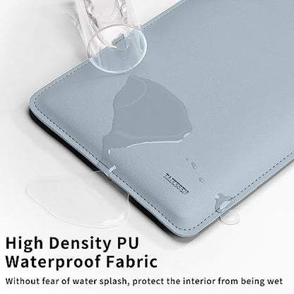 Laptop Sleeve Bag Compatible with MacBook 12 A1534/Air 11 13 M1 A2337/Pro 13 A2338, 11.6-12.3 Acer Chromebook/HP Stream/ASUS/Surface Pro 8/7/6/X/5/4/3, PU Bag with Small Case, Blue - color: Blue, size: 12-13.3 inch