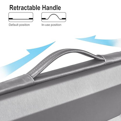 DOMISO 13.3-14 Inch Laptop Hard Case, Waterproof Shockproof Hard Shell Laptop Sleeve Protective Computer Bag for Macbook Pro 14 / Lenovo ThinkPad/Dell XPS/HP Pavilion, Silver - color: Silver, size: 14 Inch