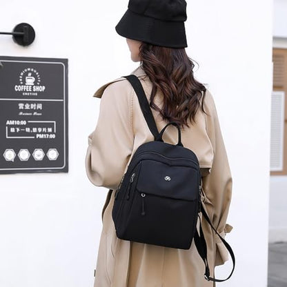 Backpack for Women Ladies Casual Daypack Light Weight Small Backpack Purses Daily Backpack Black - color: Black
