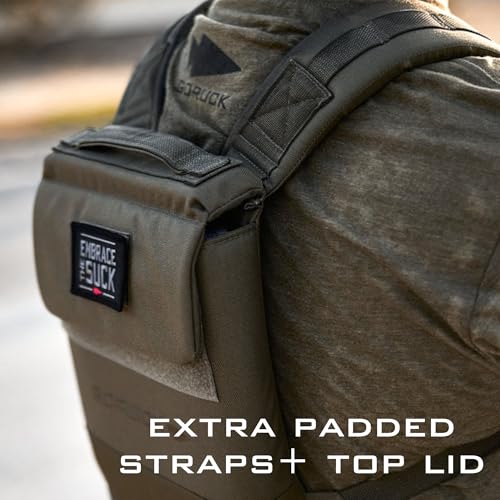 GORUCK Ruck Plate Carrier 3.0 - Streamlined Weighted Rucking Backpack w/Ergonomic Back Support & Extra Padded Straps - Compatible Ruck Plates, Ranger Green - color: Ranger Green