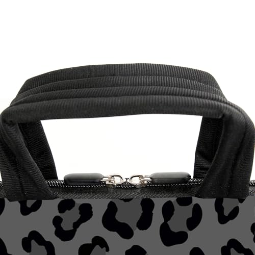 AMARY 15.4" 15.6" laptop sleeve adjustable shoulder strap with handle accessory pocket for men women (Grey-2) - color: Grey-2