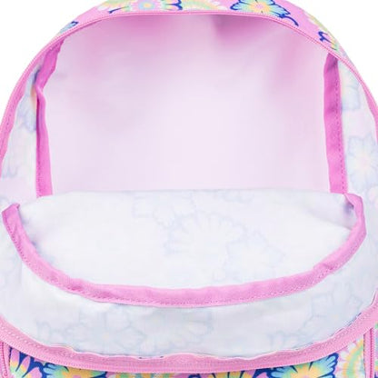 Roxy Women's Always Core Backpack | Travel | Everyday Carry | Beach | Polyester | 8L Capacity - Lilca Chiffron Flower Party - color: Lilca Chiffron Flower Party