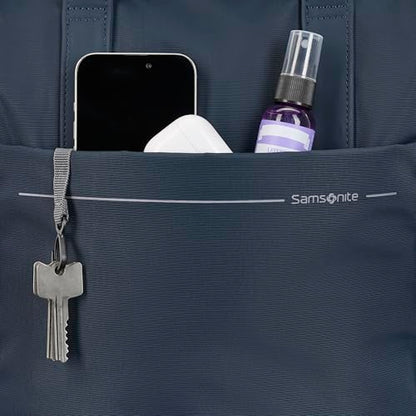 Samsonite Better Than Basics Convertible Backpack - Dual Carrying Options - Doctor-Bag Style Opening With Concealed Front Zipper - StackIt™ Strap Designed For Luggage Trolley Handle - MIDNIGHT BLUE