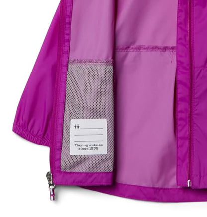 Columbia Girls' Switchback II Jacket - color: Bright Plum, size: 3T