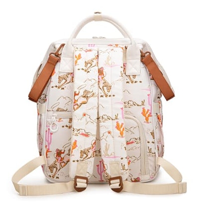 Montana West Wrangler Diaper Bag Backpack Aztec Callie Bag Travel Backpack Purses Western Multi-Function Baby Bags for Mom - color: 3pcs Light Pink