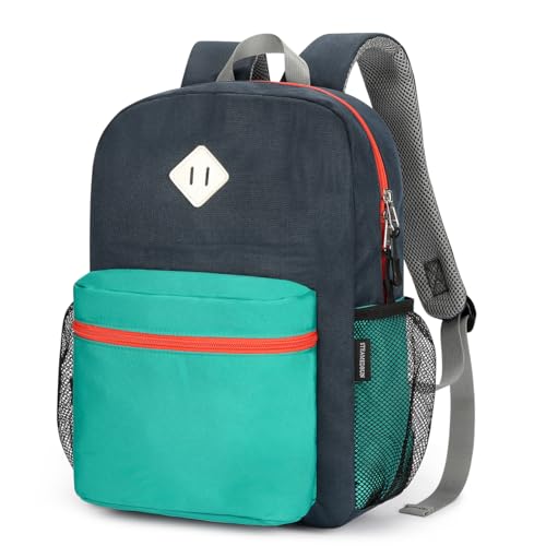 STEAMEDBUN Kids Backpack for Boys,Kindergarten Backpack for Toddler Boys Age 3-6 - color: Dark Blue Green, size: Small - 15"H