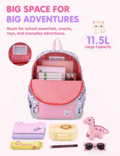 VASCHY Kids backpacks, Cute Lightweight Water Resistant Preschool Backpack for Boys and Girls Chest Strap | Cute - color: Cats, size: Small (4-6 Yrs) - 15'' H