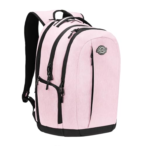 Dickies Laptop Backpack, Water Resistant College Computer Bag, Fits 15.6 Inch Notebook - color: Pink