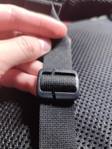 TACNEX Tactical Backpack Strap Clip Removable Webbing Keeper Buckle for Sling Bags Harness MOLLE Military Strap Stays Holder - color: Black