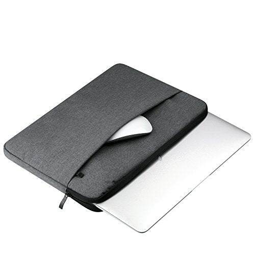CCPK Laptop Sleeve Case for New MacBook Air M5 15 inch A3448 2026 M4 A3241 2025 M3 A3114 2024 M2 A2941 2023 15.3 Inch Mac Book Pro TouchBar A1707 A1990 15.4-inch 2019 Bag Cover with Pocket Black Grey - color: Black Gray, size: 15 inch New MacBook / 14 inc