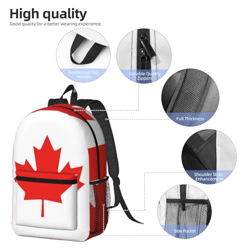 MZERSE Lightweight Printed Daypack German Flag National Banner, Casual Laptop Backpack, Multi Pocket Bag for Commute, Trips and Gym - color: Pattern (1107)