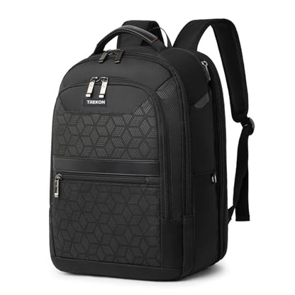 TREKON Classic Laptop Backpack, Durable Waterproof Fabric, 15.6" Laptop Compartment, TSA-Friendly Design, for Work, Office, Commuter & College, Casual Daypack