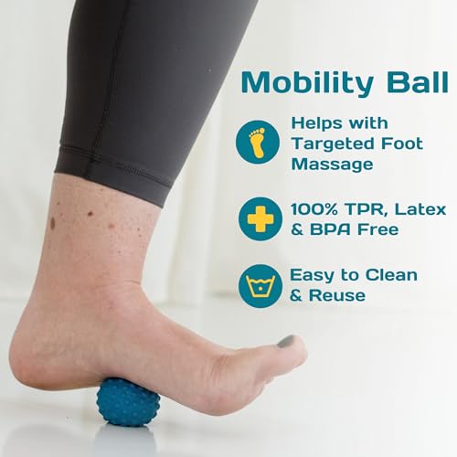Gait Happens Foot Health Kit – Strengthen & Mobilize Your Feet. Includes: Toe Spacers, Toe Strengtheners, Massage Ball, Resistance Band and Carrying Bag - size: Medium