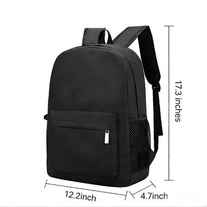 Backpack Water Resistant Lightweight for Men Women,Durable College Bookbag with Multiple Pockets,Travel Back Pack(Black)