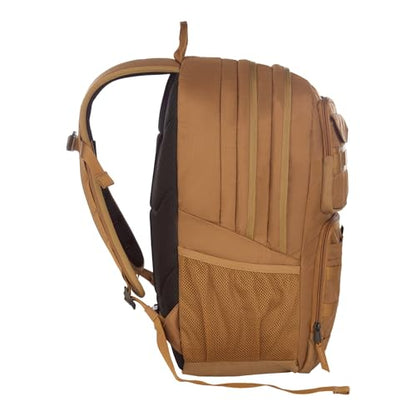 Eddie Bauer Cargo Tactical Backpack | Adventure | Heavy Duty | Outdoor | Water Resistant | 600D Polyester - Antique Bronze - color: Antique Bronze