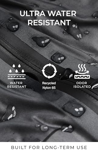 AirVault Vacuum Seal Travel Backpack 60L with Expandable HyperSeal Air Compression Vacuum System Water Resistant TSA Lock (Vacuum Pump Included, White, 60L) - color: White