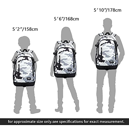 rickyh style School Backpack Travel Bag for Men & Women Lightweight College Back Pack with Laptop Compartmen - color: 01qhui