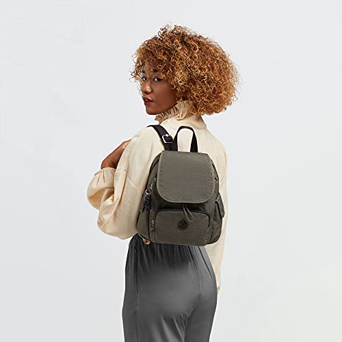 Kipling Women's City Pack Mini Backpack, Lightweight Versatile Daypack, Bag - color: Green Moss, size: Mini