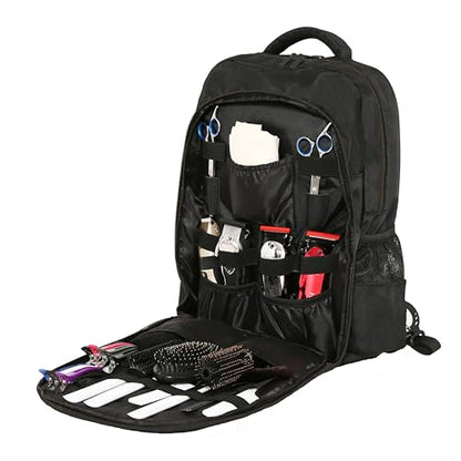 Barbers backpacks for Clippers and Supplies Makeup Backpack Bag Organizer for Hairstylists Large Bookbag for Clippers and Supplies Tools Hairdressers Travel Backpacks
