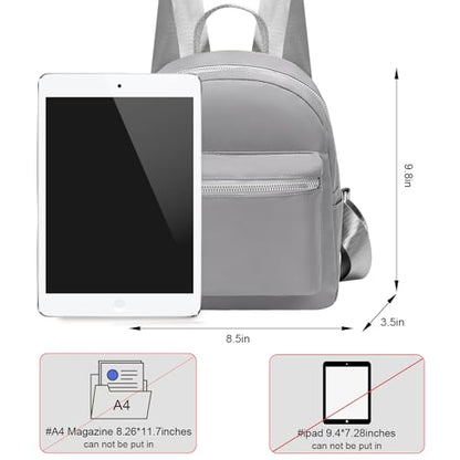 Etercycle Mini Backpack Purse for women, Small Backpack Purse, Shoulder Bag for Travel (Gray) - color: Gray