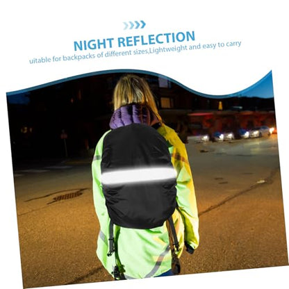 Happyyami Backpack Rain Covers Reflective Strip for Hiking Biking and Travel for School Bags and Outdoor Adventures