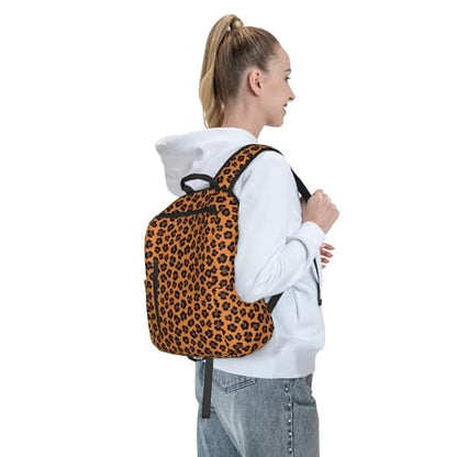 Anti Scratch Polyester Backpack Cheetah Print Brown Leopard, Smooth Surface Multipurpose Travel Pack for All Weather Daily Use Unisex - color: Picture (1184)