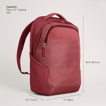 Troubadour Neo Backpack - 22L Lightweight Laptop Backpack - Ergonomic & Water Resistant - Versatile Style for Work and Travel - Rust - color: Rust
