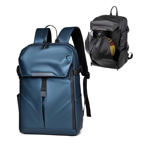 Basketball Backpack Large Sports Bag with Laptop Compartment for Helmet Soccer Volleyball Football Travel Waterproof - color: C